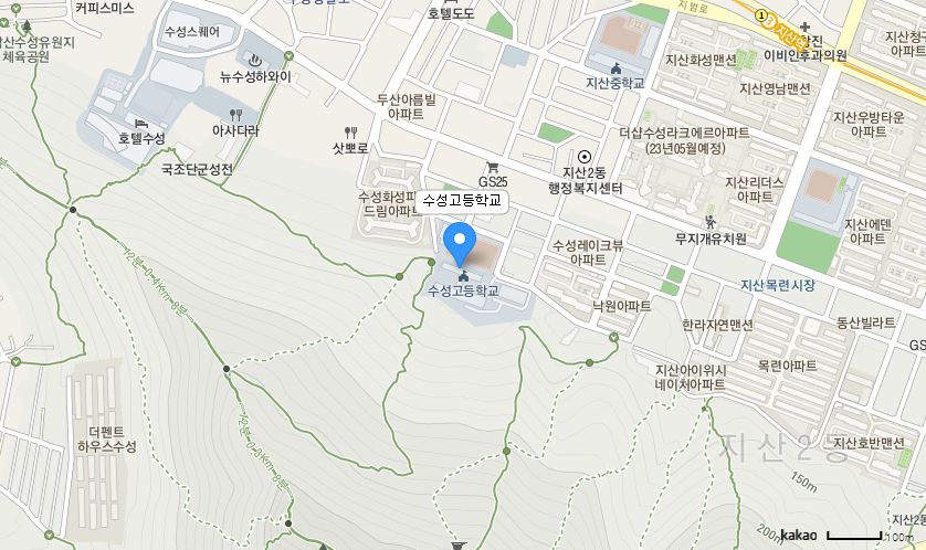 학교 찾아오시는 길 지도